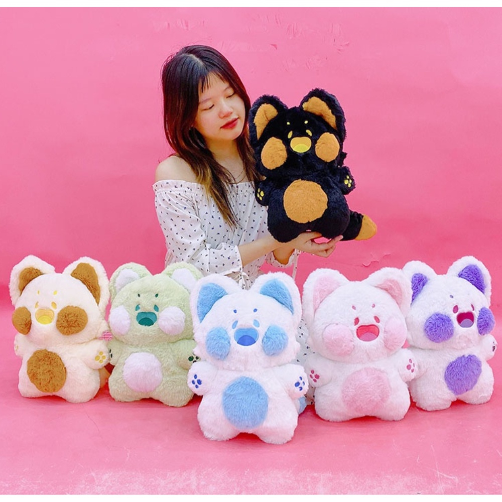 Thú Gấu Nhồi Bông Mèo Dudu Má Phính Dễ Thương Lông Dài Cao Cấp