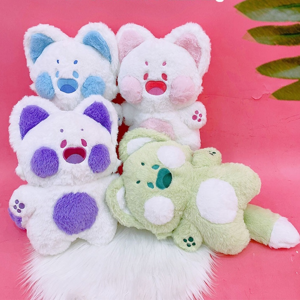 Thú Gấu Nhồi Bông Mèo Dudu Má Phính Dễ Thương Lông Dài Cao Cấp