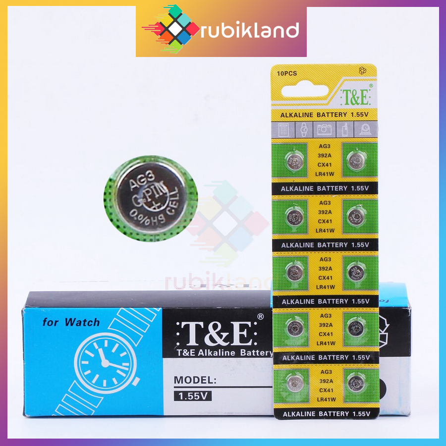 Pin AG3 392A CX41 LR41W Pin Đồng Hồ Pin Cúc Áo 1.55V Pin Chìa Khóa Ô Tô Pin Đồ Chơi