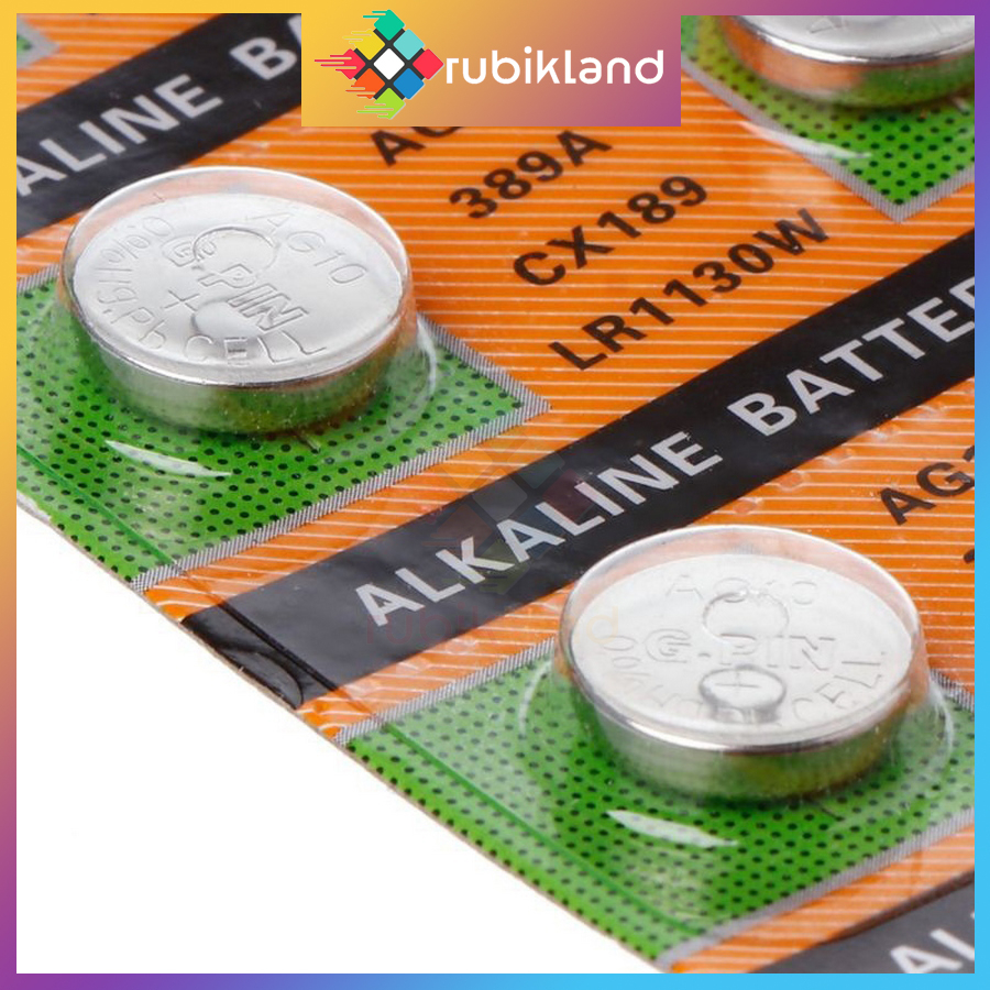 Pin AG10 389A CX189 LR1130W Pin Đồng Hồ Pin Cúc Áo 1.55V Pin Chìa Khóa Ô Tô Pin Đồ Chơi