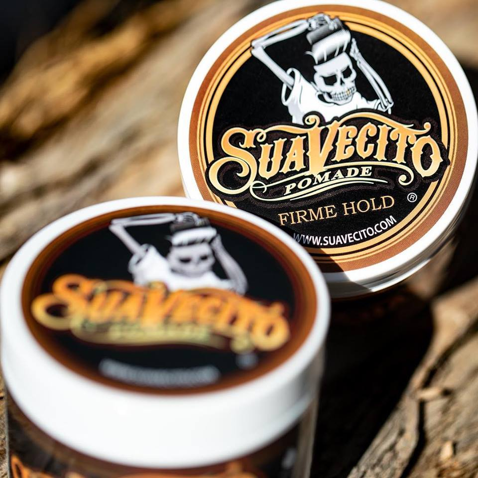 Sáp Vuốt Tóc Nam SUAVECITO Firme (Strong) Hold Pomade + Gôm SUAVECSITO + Lược Chải Tóc Chaoba Tạo Kiểu Tóc
