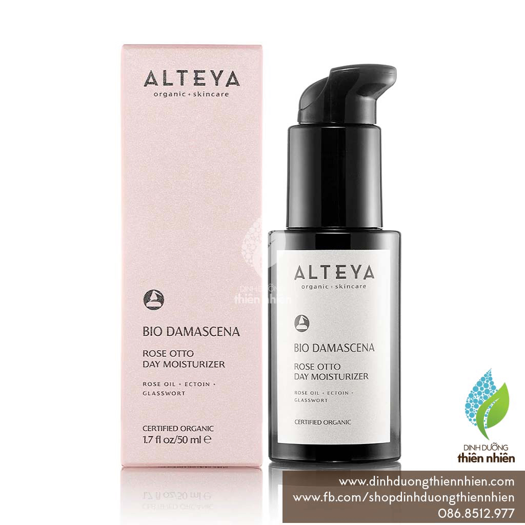 Kem Dưỡng Ẩm Ban Ngày Hữu Cơ Alteya Organics Bio Damascena Rose Otto, 50 ml