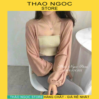Khoác len cadigan form dài, áo khoác len mỏng tay bo hàng nhập!