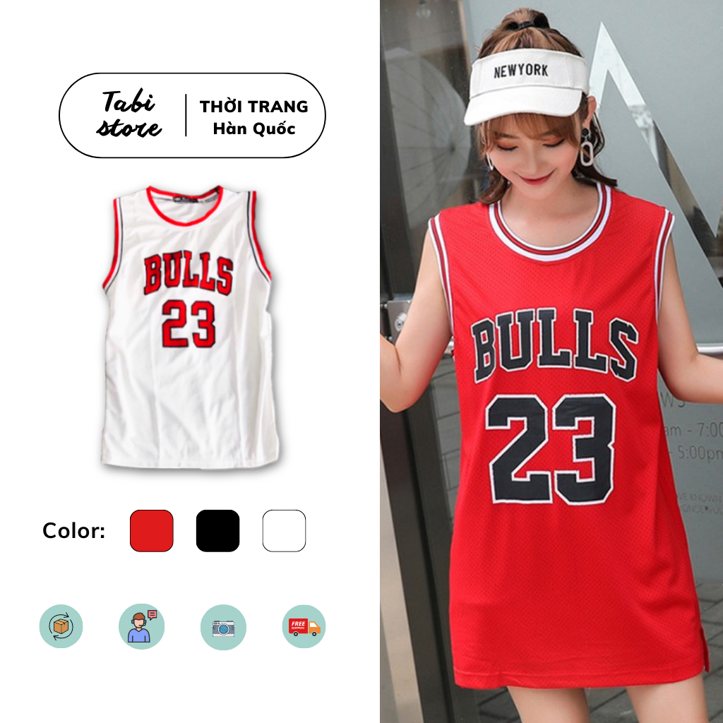 Áo Tank Top TABI Thun Cotton Form Rộng Dưới 70kg - Áo Ba Lỗ BULLS 23