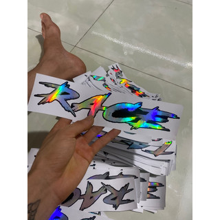 Tem dán xe máy Race - TaFu ( kích thước ngang 15cm -30cm)