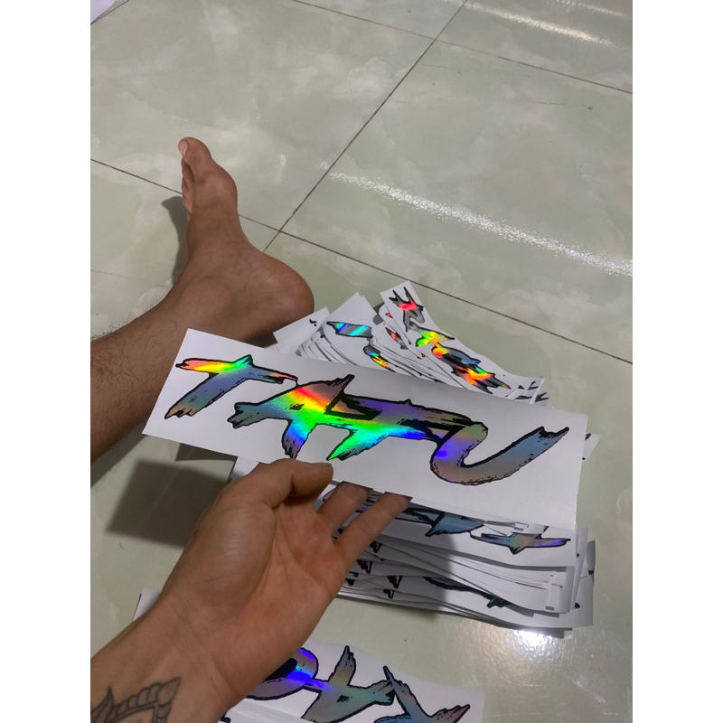 Tem dán xe máy Race - TaFu