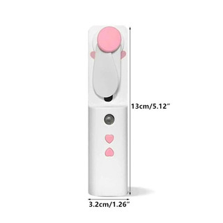 Quạt mini phun sương, sạc USB, cực mát