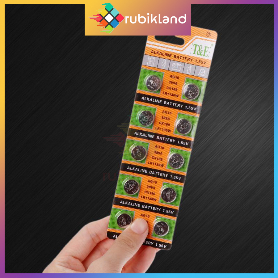Pin AG10 389A CX189 LR1130W Pin Đồng Hồ Pin Cúc Áo 1.55V Pin Chìa Khóa Ô Tô Pin Đồ Chơi