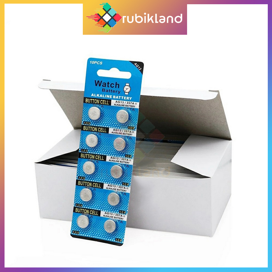 Pin AG13 LR44H 357A Pin Đồng Hồ Pin Cúc Áo 1.5V Pin Chìa Khóa Ô Tô Thân Thiện Với Môi Trường Pin Đồ Chơi