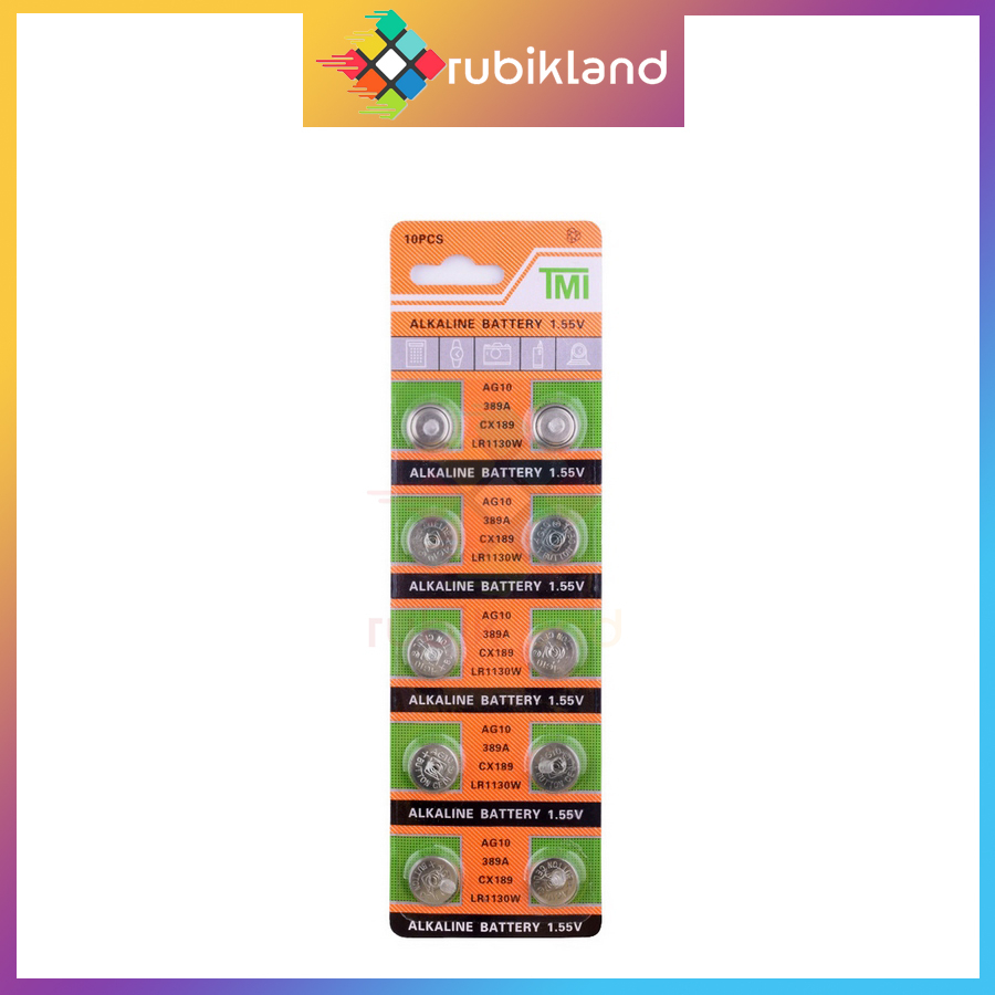Pin AG10 389A CX189 LR1130W Pin Đồng Hồ Pin Cúc Áo 1.55V Pin Chìa Khóa Ô Tô Pin Đồ Chơi