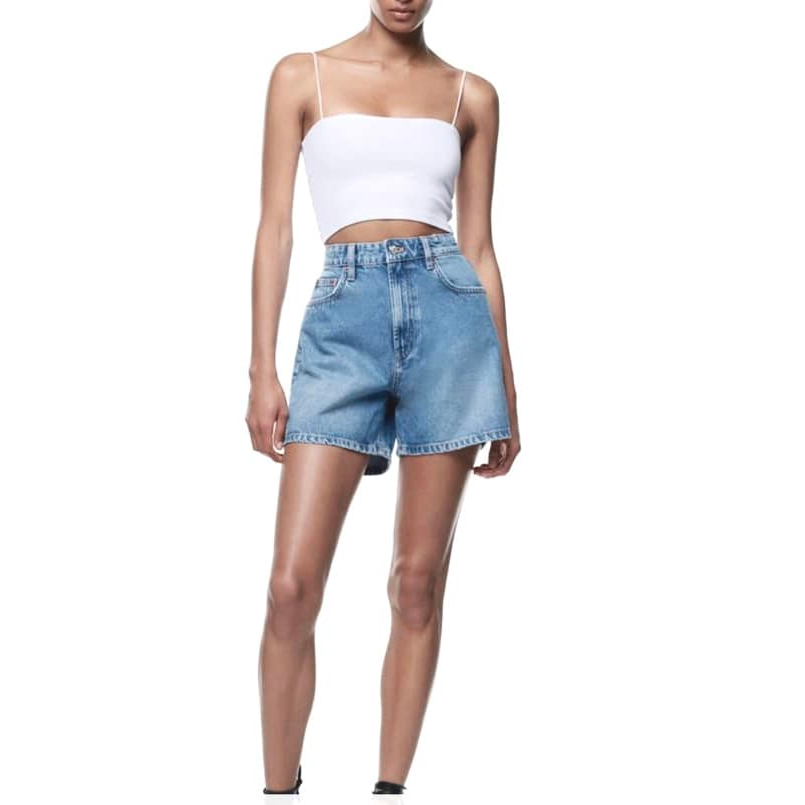 Quần jeans ngố Z A R A