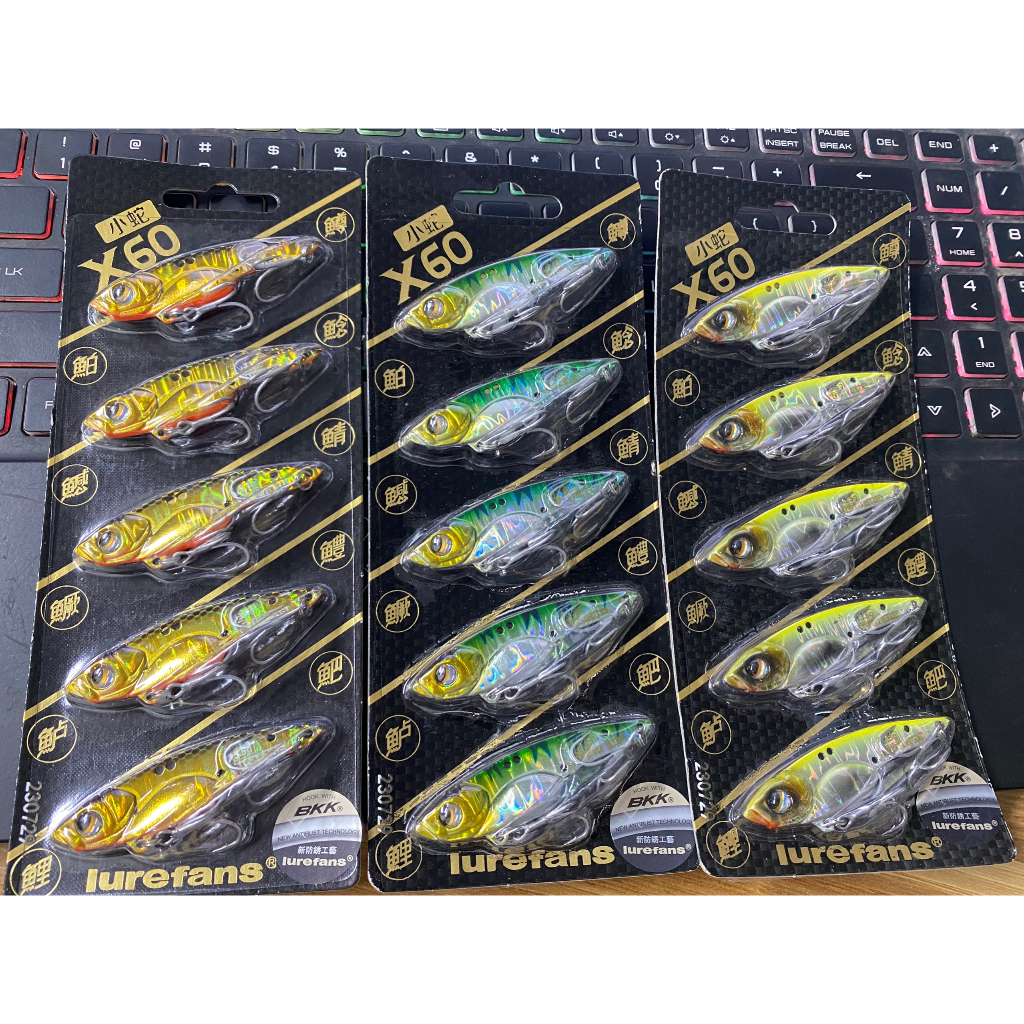 Mồi câu lure  mồi cá sắt  Xx60 đồ câu cá