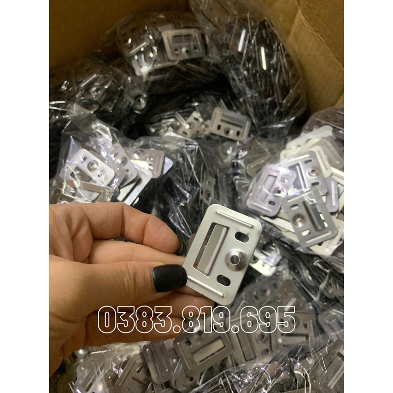 Túi 100 Ke inox, Nẹp inox, Ke nẹp tấm ốp gỗ nhựa(ke ghép tấm ốp trần tường)