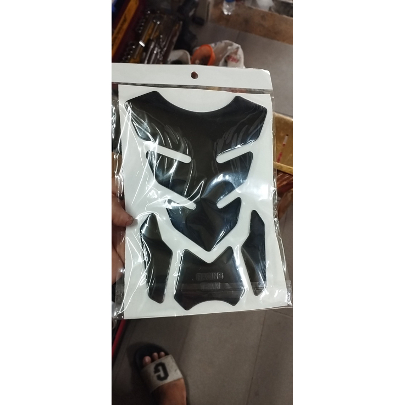 Tem xương cá dán bình xăng xe motor