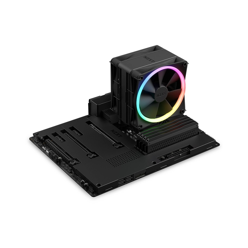 Tản nhiệt khí CPU NZXT T120 RGB Black/White - Hàng chính hãng