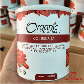 Kỷ tử hữu cơ organic traditions 350g