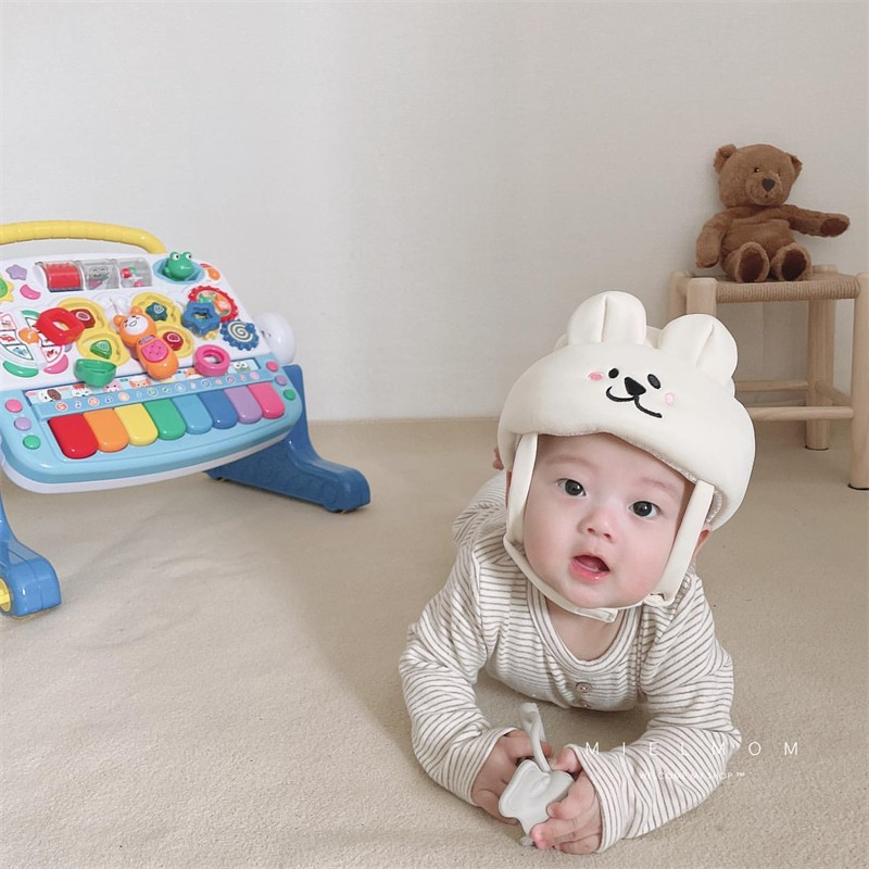Mũ bảo vệ đầu tập bò, tập đi, tập ngồi cho bé phong cách Hàn Quốc hàng hãng Mielmom