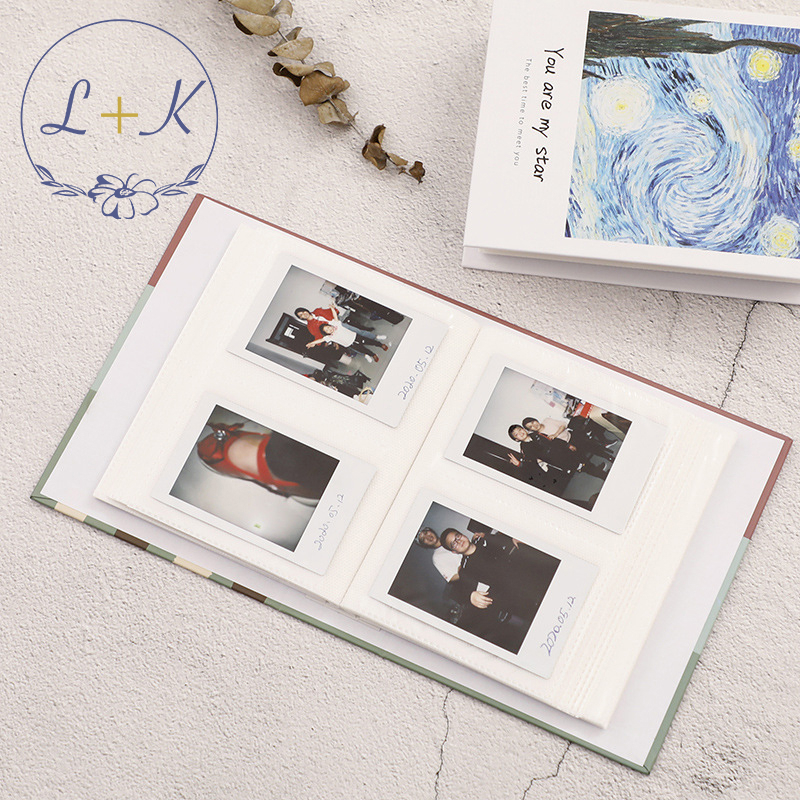 Album đựng ảnh 6x9 đựng được 200 tấm vintage bìa cứng siêu đẹp