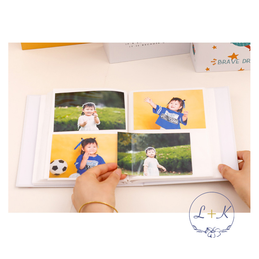 Album đựng ảnh 6x9 đựng được 200 tấm vintage bìa cứng siêu đẹp