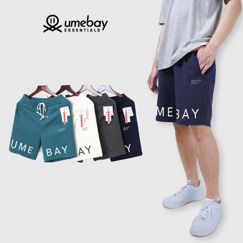 Quần short đùi nam nữ unisex in Umebay, sooc thun thể thao oversize Hàn Quốc Ulzzang UMS56