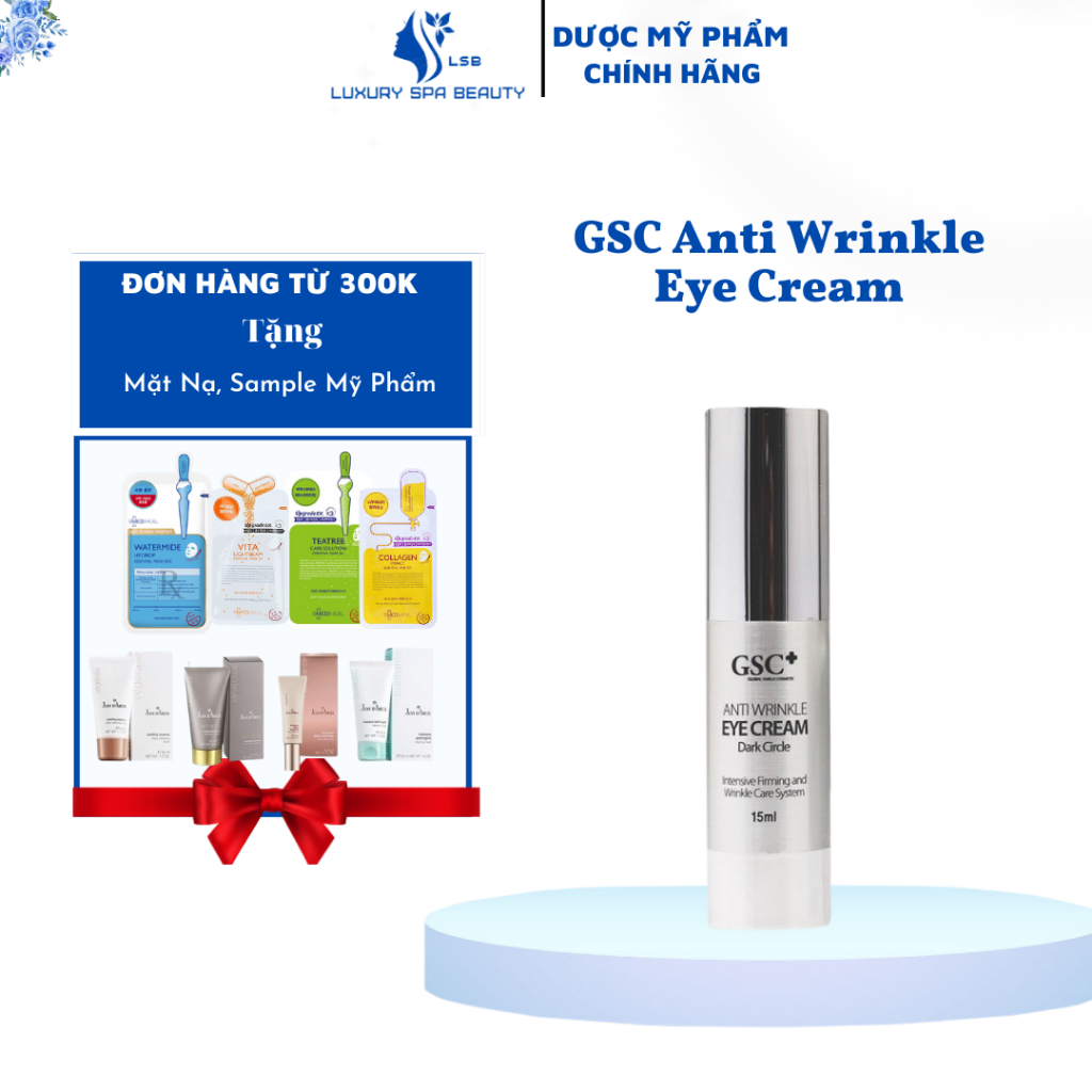 Kem Mờ Thâm Mắt GSC Anti Wrinkle Eye Cream 15ml