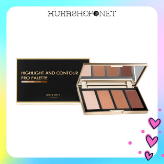 Bảng tạo khối và bắt sáng Browit By Nongchat Highlight and Contour Pro Palette Make up chuyên nghiệp