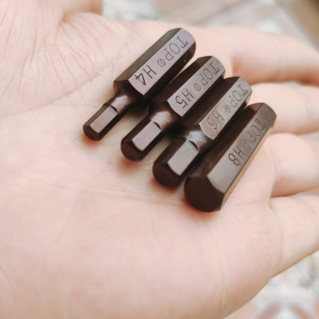 Mũi đóng lục giác TOP, 4-5-6-8mm