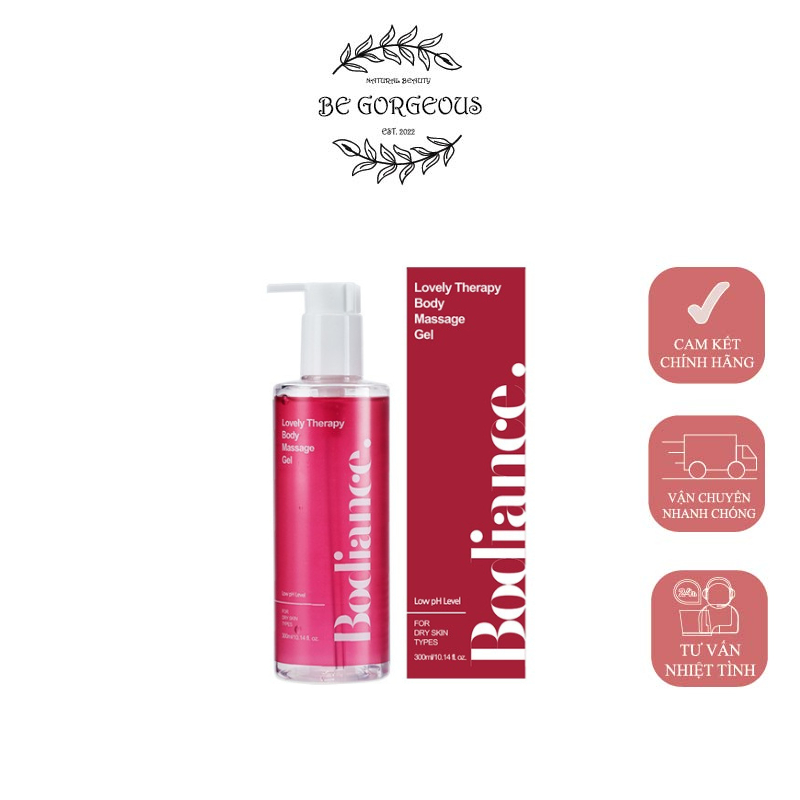 Gel massage trẻ hoá body và vùng kín Lovely Therapy Body Massage Gel Bodiance 300ml - Be_g0rgeous
