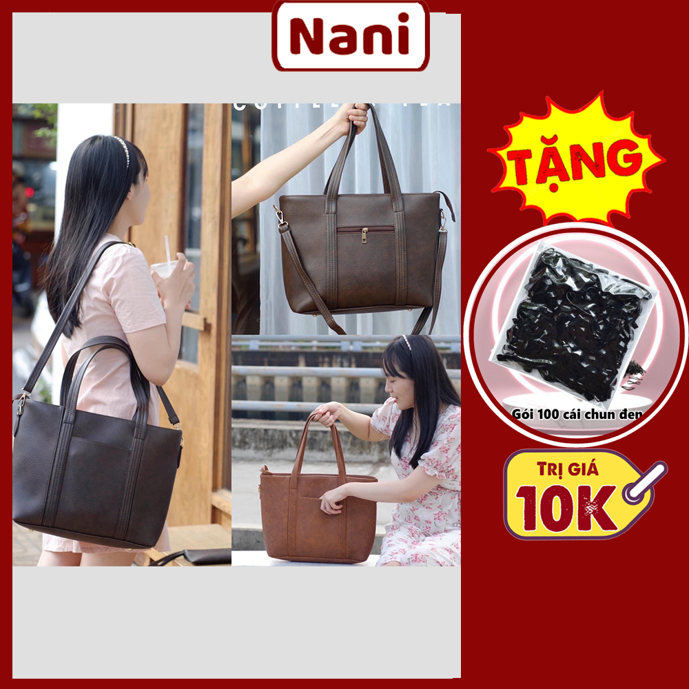 Túi công sở đựng a4 laptop, túi xách tote nữ đeo vai đeo chéo đi làm đi chơi du lịch đẹp rẻ hàn quốc HT272