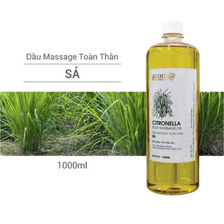 Dầu massage body Aroma 1 lít Sả