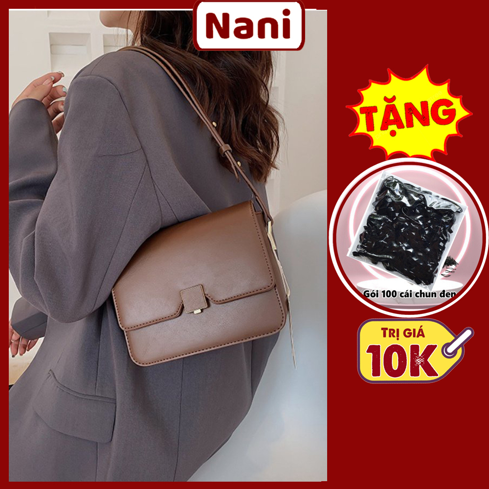 Túi xách nữ đeo chéo kẹp nách đeo vai cao cấp màu sắc basic dễ phối đồ đi tiệc đi chơi phong cách hàn quốc