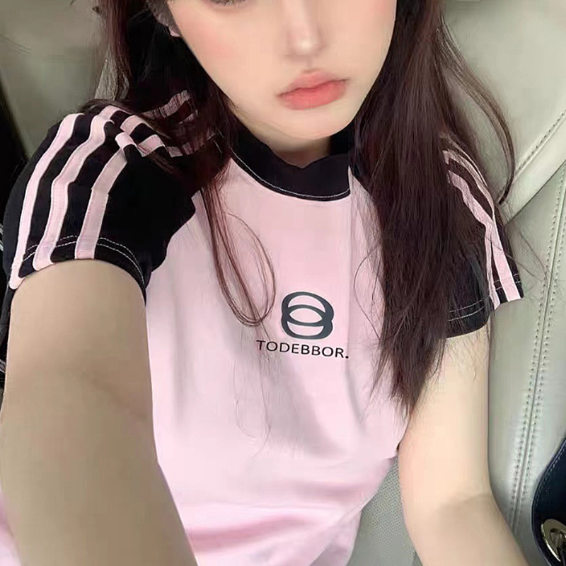 Kamyl ÁO THUN BABY TEE RAGLAN ÁO HỒNG TAY ĐEN THỂ THAO DỄ PHỐI ĐỒ