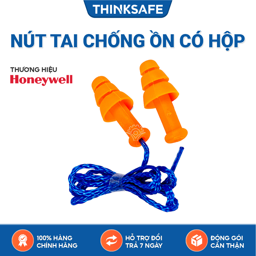 Nút tai chống ồn Honeywell Smart Fit, có dây, 3 tầng, giảm ồn tới 25db