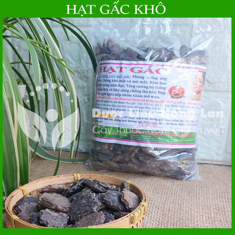 Hạt Gấc khô đóng gói 1Kg - Hàng Công Ty loại 1