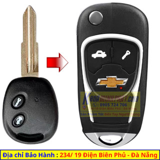 Vỏ Độ gập chìa khoá xe Chevrolet Aveo, Vivant, Spark mẫu V14