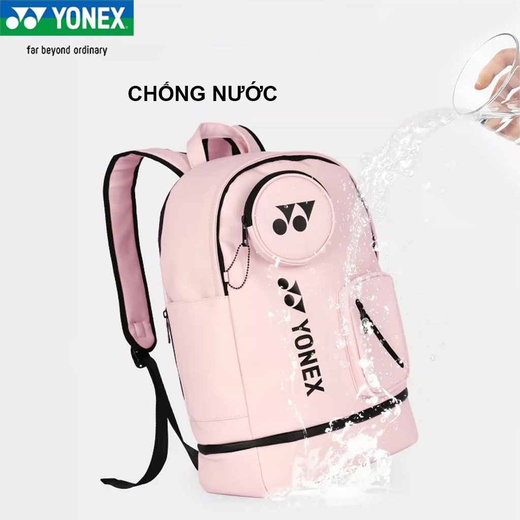 BALO CẦU LÔNG YONEX - Balo Cầu Lông Da Chống Thấm Nước