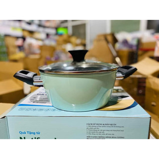 NỒI HOA CƯƠNG 20CM QUÀ TẶNG TỪ NUTIFOOD, MIỆNG RỐT GREENCOOK