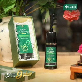 Dầu gội phủ bạc laco đen tự nhiên chính hãng