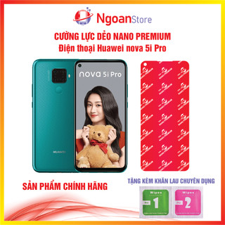 Cường lực dẻo Nano cho Điện thoại Huawei nova 5i Pro - Ngoan Store