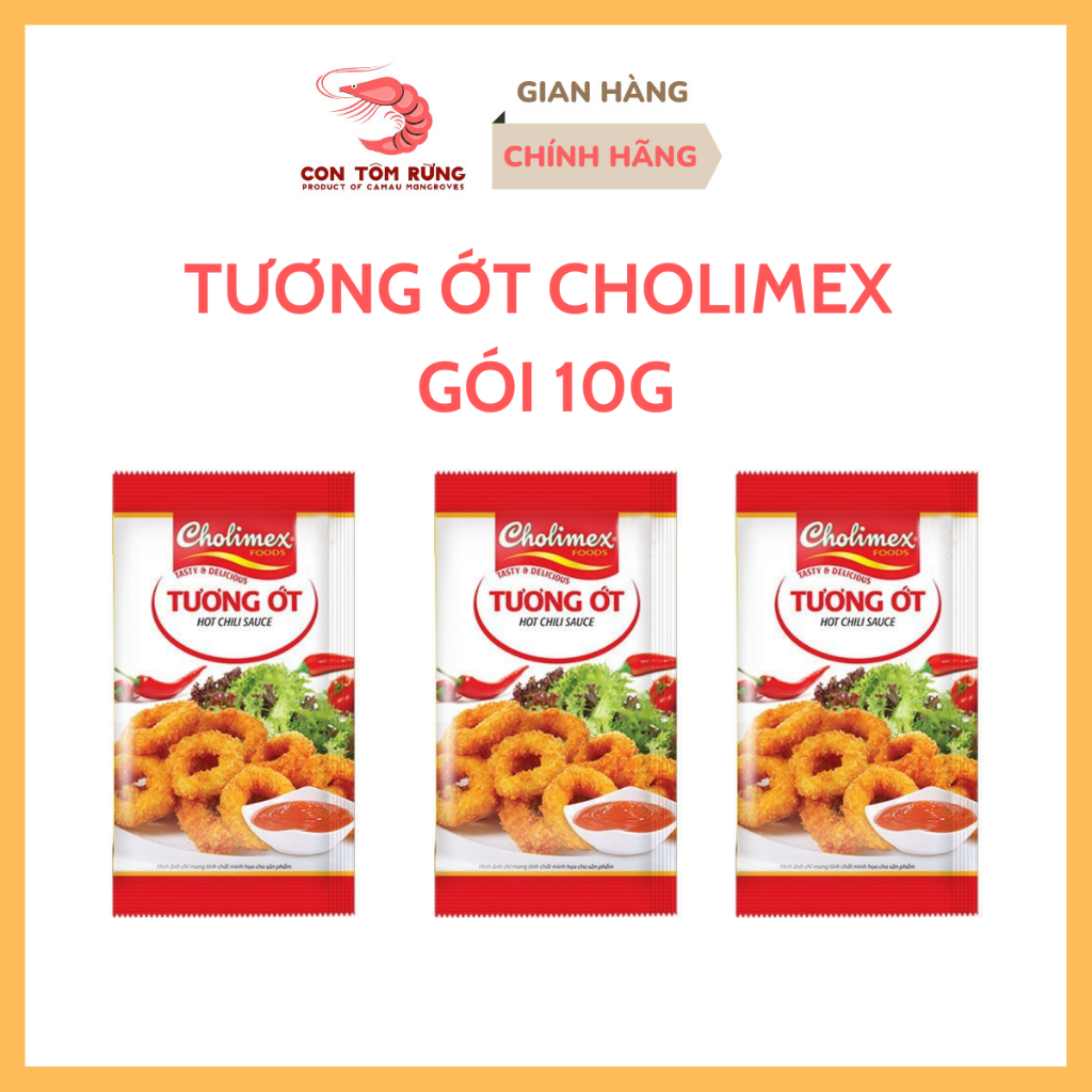 Tương ớt Cholimex gói 10g siêu tiện lợi