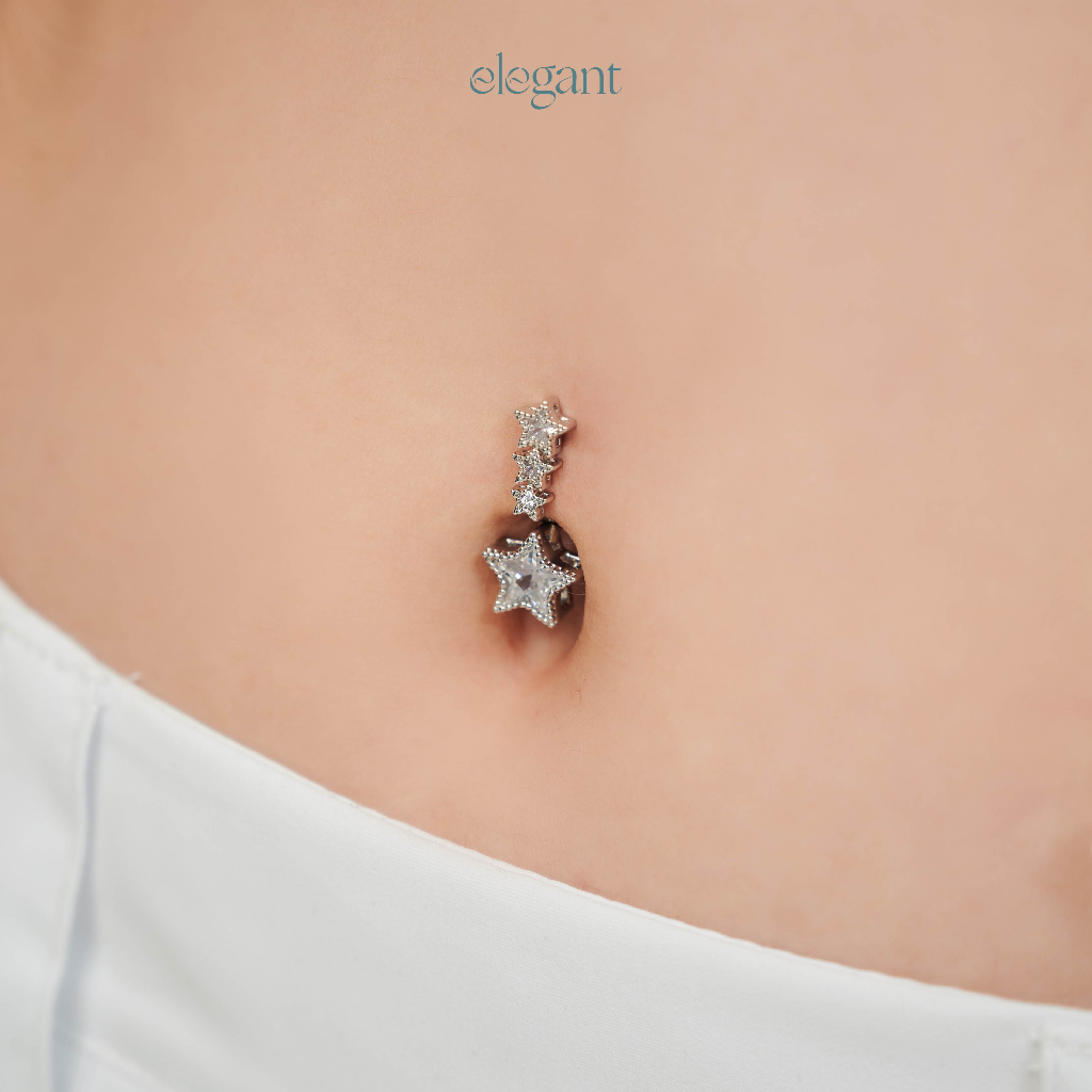 Khuyên rốn đá BIG STAR BELLY Elegant