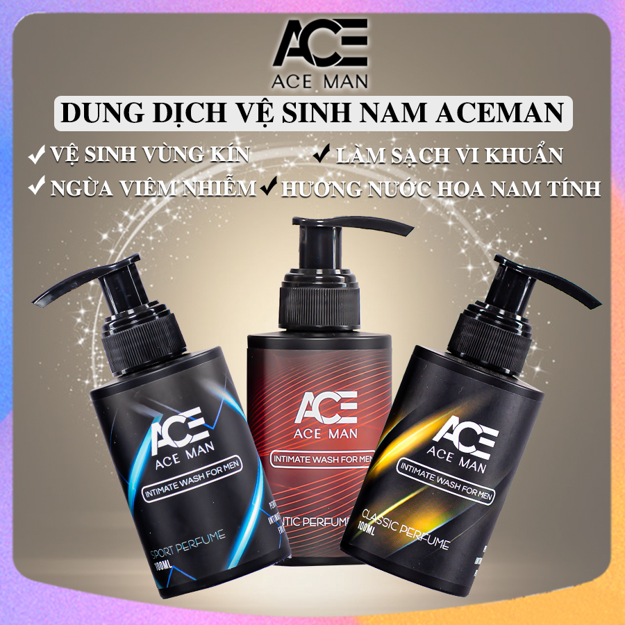 Dung dịch vệ sinh nam ACEMAN 100ml hương nước hoa cao cấp