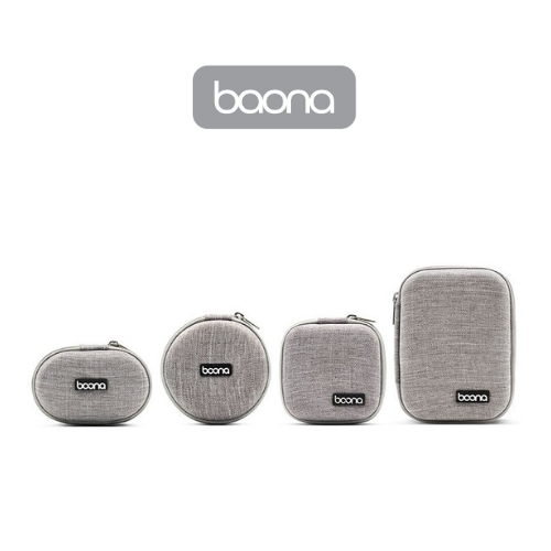 Hộp phụ kiện BAONA phom cứng F003 đưng sạc cáp điện thoại iphone, tai nghe, thẻ nhớ - 2QTech