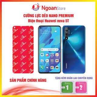Cường lực dẻo Nano cho Điện thoại Huawei nova 5T - Ngoan Store
