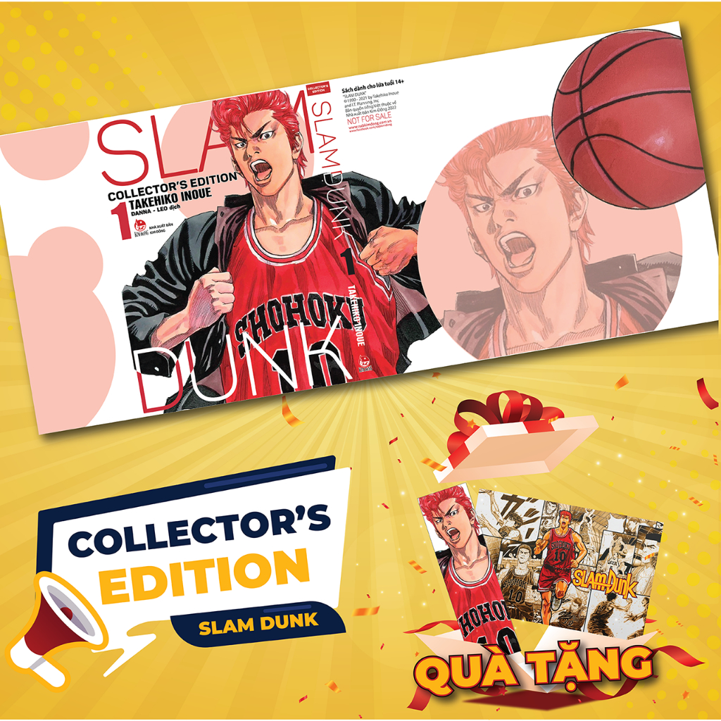 Bìa Slam Dunk tập 1 [fanmade Collection Edition vol 1 2 bìa]