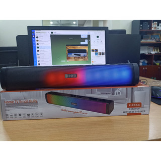 Loa bluetooth, loa soundbar led rgb máy tính mini 2.0 leerfei yst1053/ 350t/ 3544 - loa vi tính led rgb cao cấp