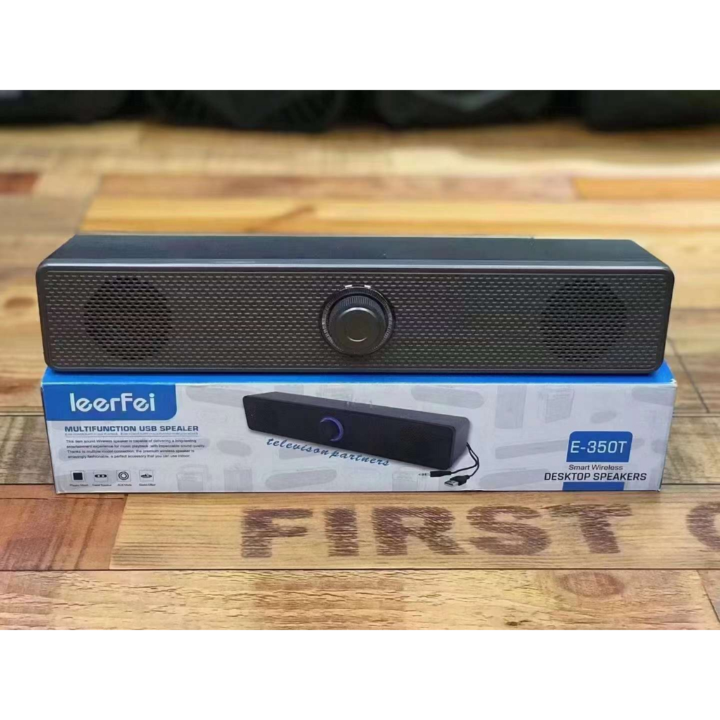 Loa Bluetooth, Loa Soundbar LED RGB Máy tính Mini 2.0 LeerFei YST1053/ 350T/ 3544 - Loa Vi tính LED RGB Cao cấp