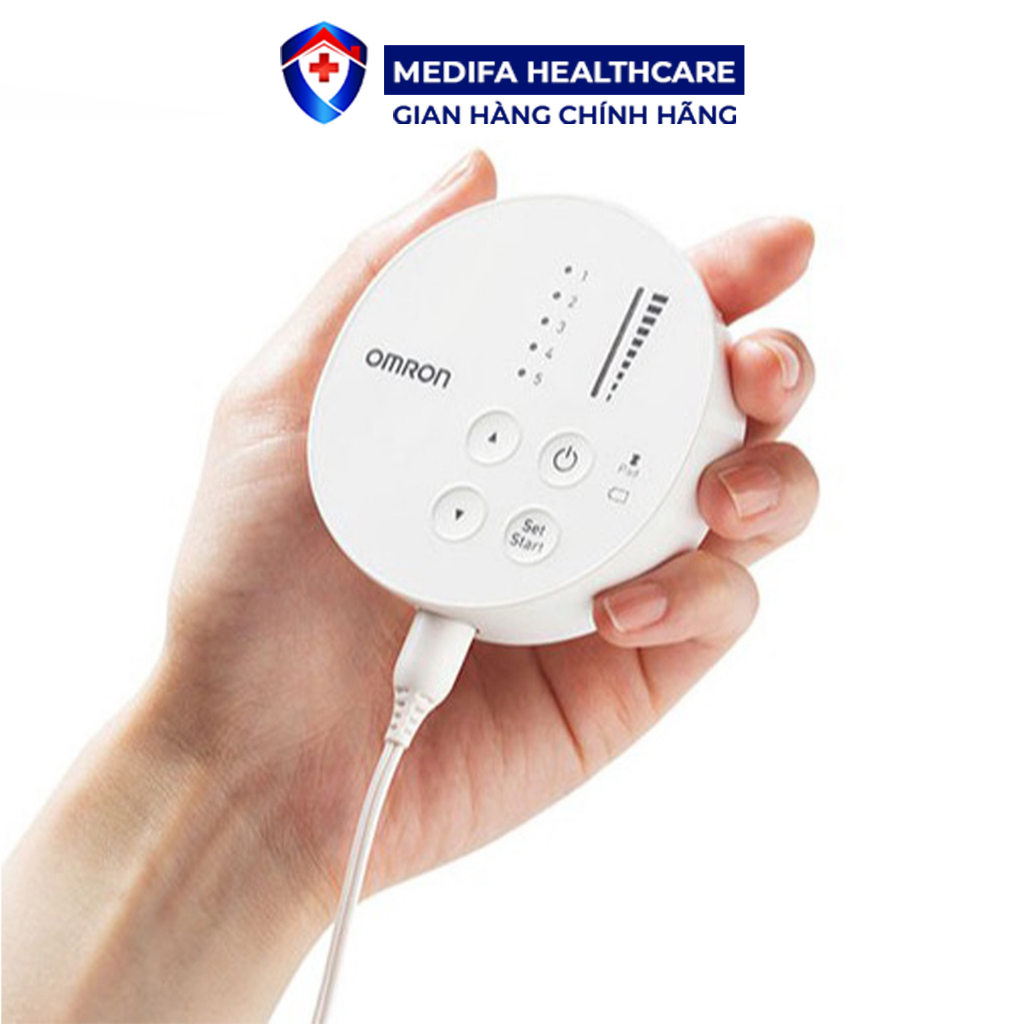 Máy Massage Xung Điện Cầm Tay Omron HV-F013 Hỗ Trợ Giảm Đau Cơ & Thần Kinh, Bảo Hành 2 Năm