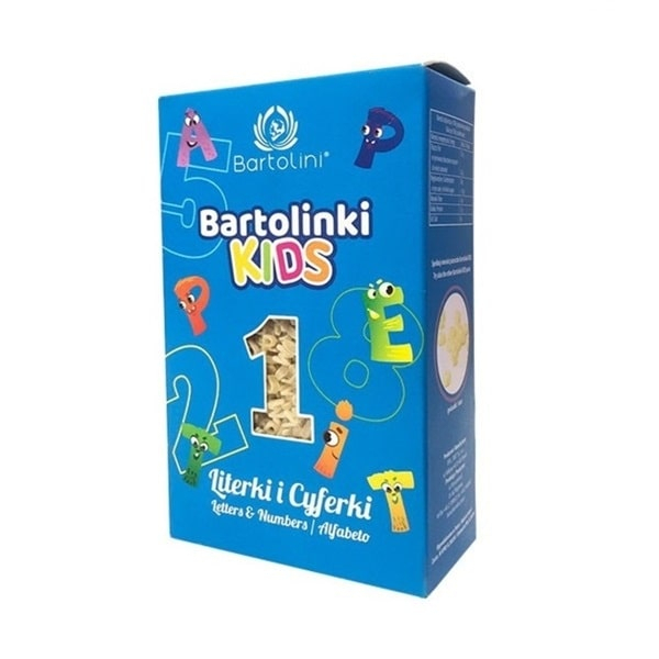 Mì nui cho bé nhiều hình Bartolini 250g (Hình Ngôi sao/ Hình Chữ cái và Chữ số)