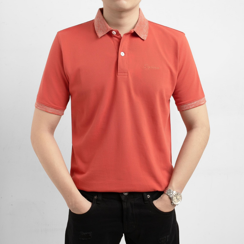 Áo Polo Super Bros Omber 5 Màu - Cotton Pique, Thoáng Mát, Form Slim Ôm Nhẹ Tôn Dáng - Hàng Chính Hãng.